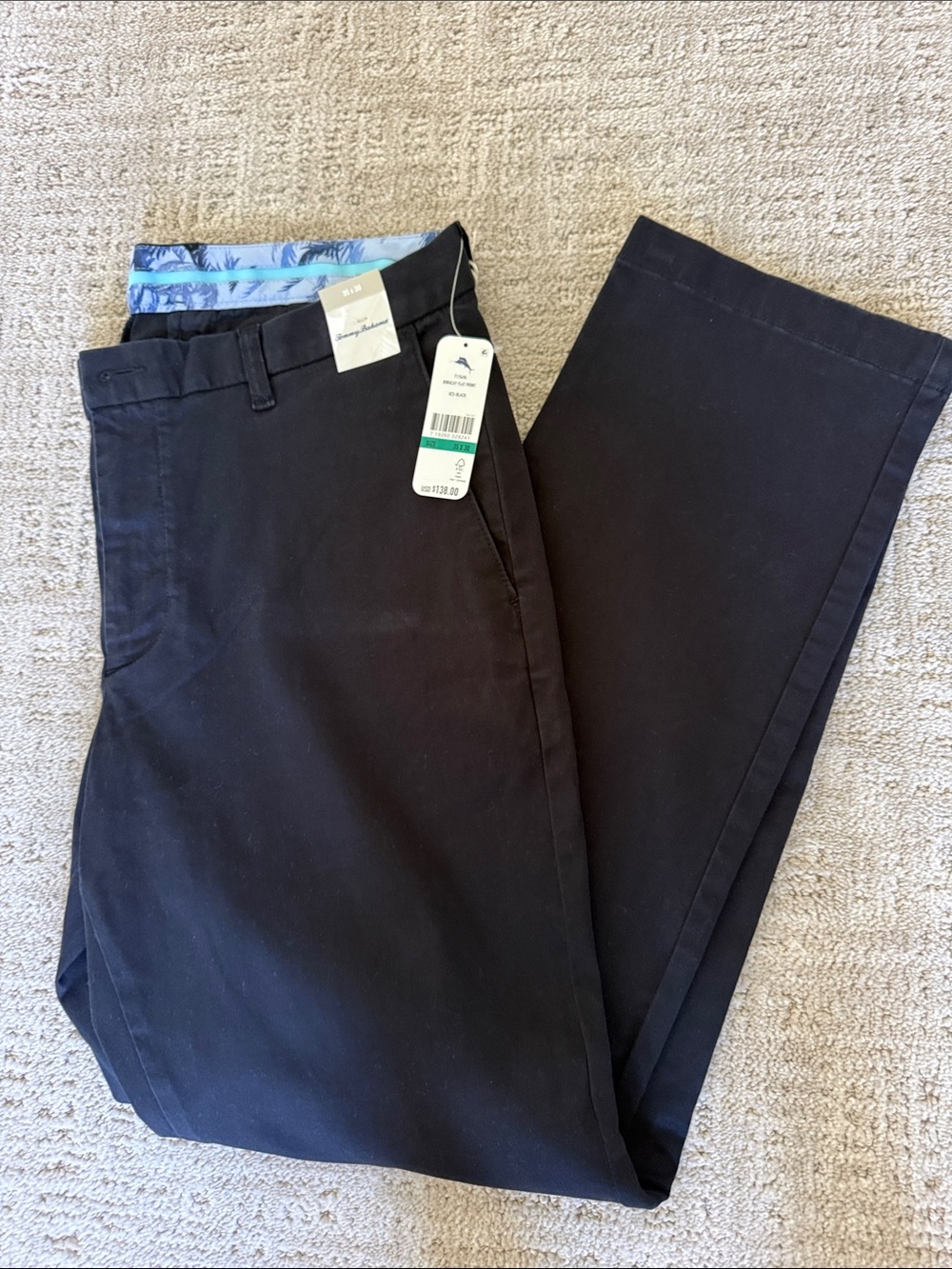 Tommy Bahama Black Chino Pants
